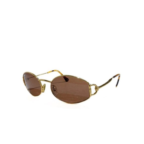 Gucci Accessories - Gucci Vintage Gold Oval Sunglasses